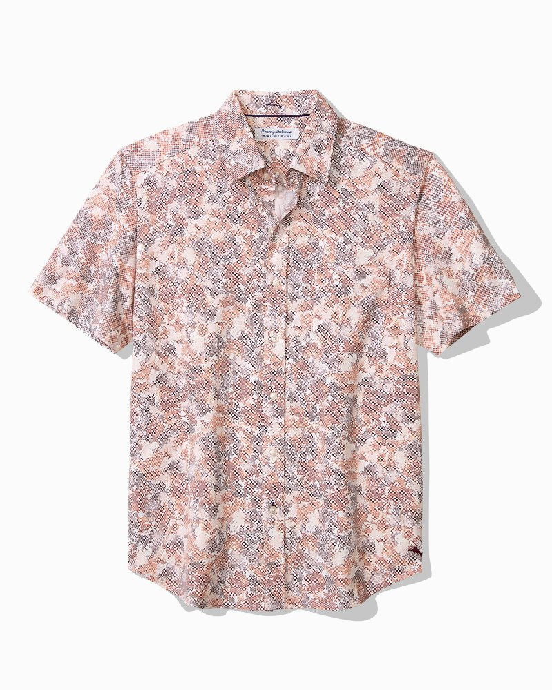 Big &amp; Tall San Lucio Valega Stretch Knit Shirt - Wild Aster