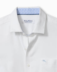 Big &amp; Tall Sarasota Stretch Ventura Coast IslandZone Shirt - White