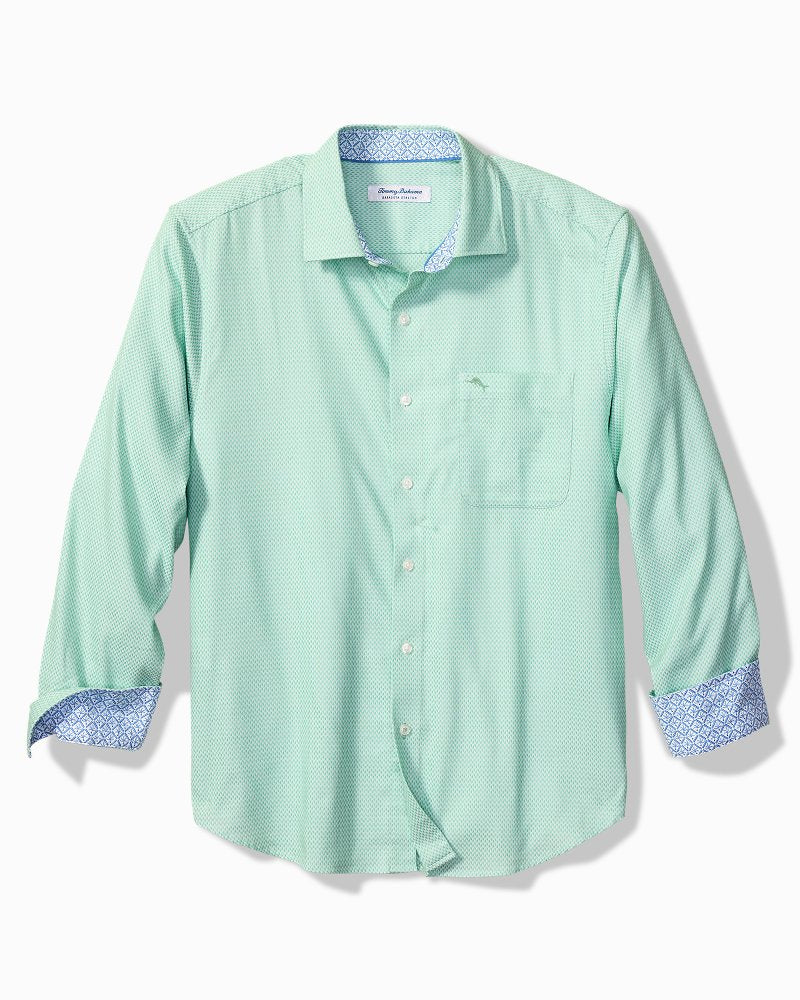 Big &amp; Tall Sarasota Stretch Ventura Coast IslandZone Shirt - Dusty Jade Green