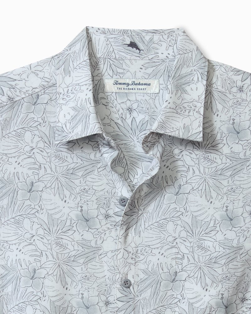 Big &amp; Tall Bahama Coast Poquito Fronds IslandZone Shirt - Garden Gate