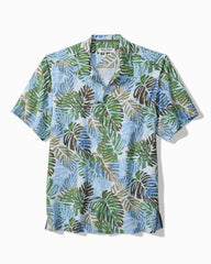 Big &amp; Tall Coastal Ease Jade Jungle IslandZone Camp Shirt - Solitude