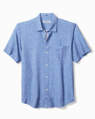Big &amp; Tall Bahama Coast Dot Drift IslandZone Shirt - Lakewater