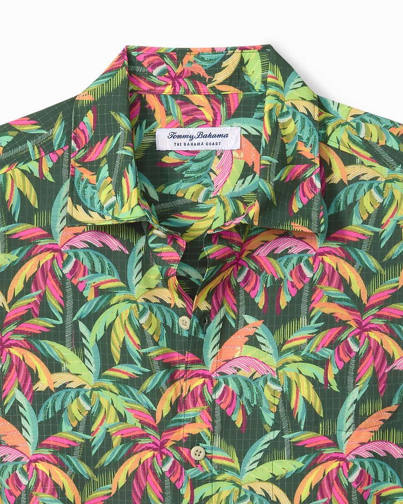 Big &amp; Tall Bahama Coast Colorful Oasis IslandZone Shirt - Watermelon