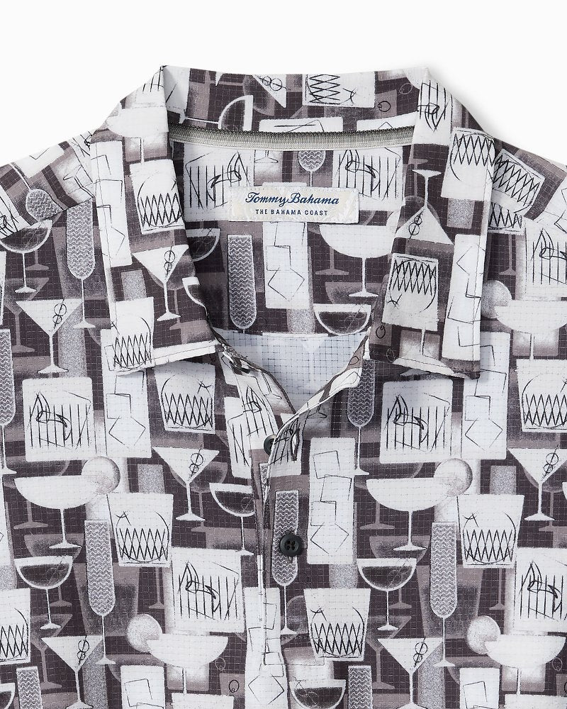 Big &amp; Tall Bahama Coast Tropical Tonic IslandZone Polo - Dark Shade