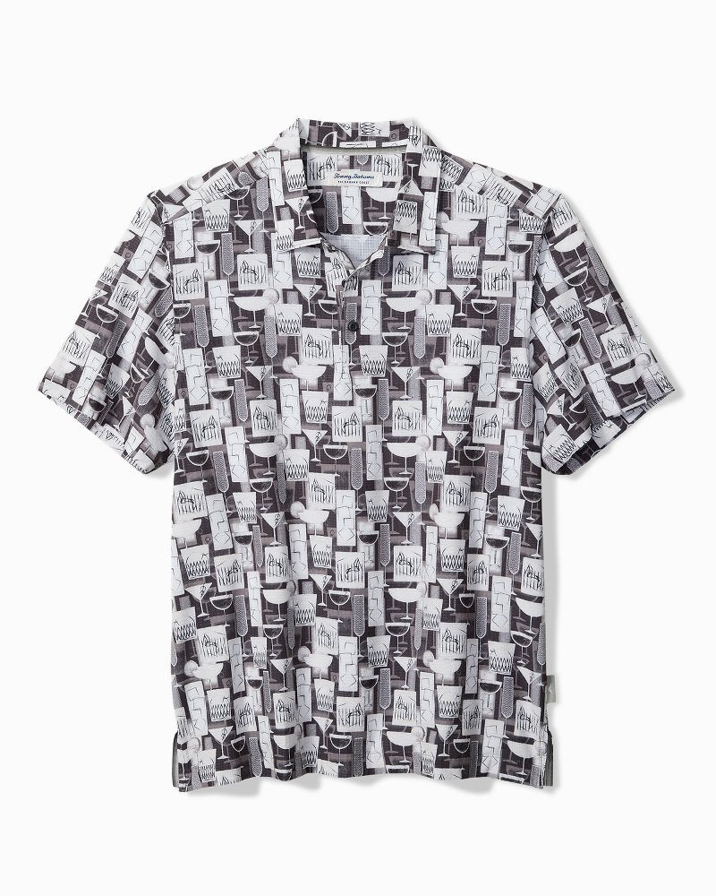 Big &amp; Tall Bahama Coast Tropical Tonic IslandZone Polo - Dark Shade