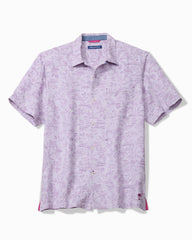 Big &amp; Tall Torres Gardens Cotton-Blend Camp Shirt - Wild Aster