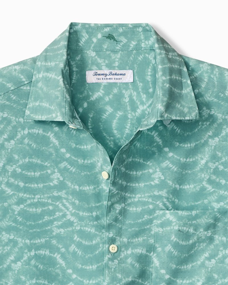 Big &amp; Tall Bahama Coast Tidal Mist IslandZone Shirt - Aquifer