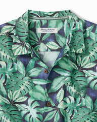 Big &amp; Tall Coastal Ease Tropic Fringe IslandZone Camp Shirt - Coastline