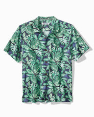 Big &amp; Tall Coastal Ease Tropic Fringe IslandZone Camp Shirt - Coastline
