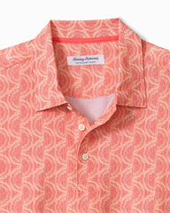 Big &amp; Tall Bahama Coast Wild Waves IslandZone Polo - Desert Poppy