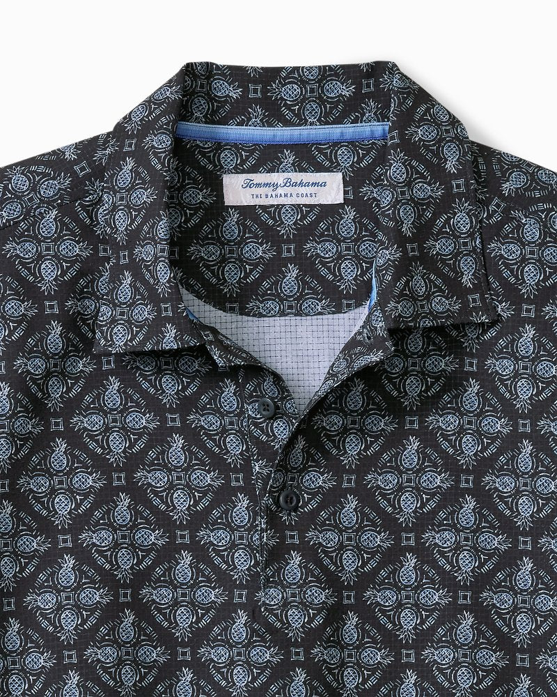 Big &amp; Tall Bahama Coast Piña Islands IslandZone Polo - Iced Slate