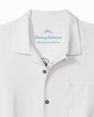 Big &amp; Tall Is Mai Tai On Straight Silk Camp Shirt - Continental