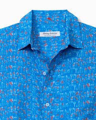 Big &amp; Tall Bahama Coast Martini Time IslandZone Shirt - Campanula