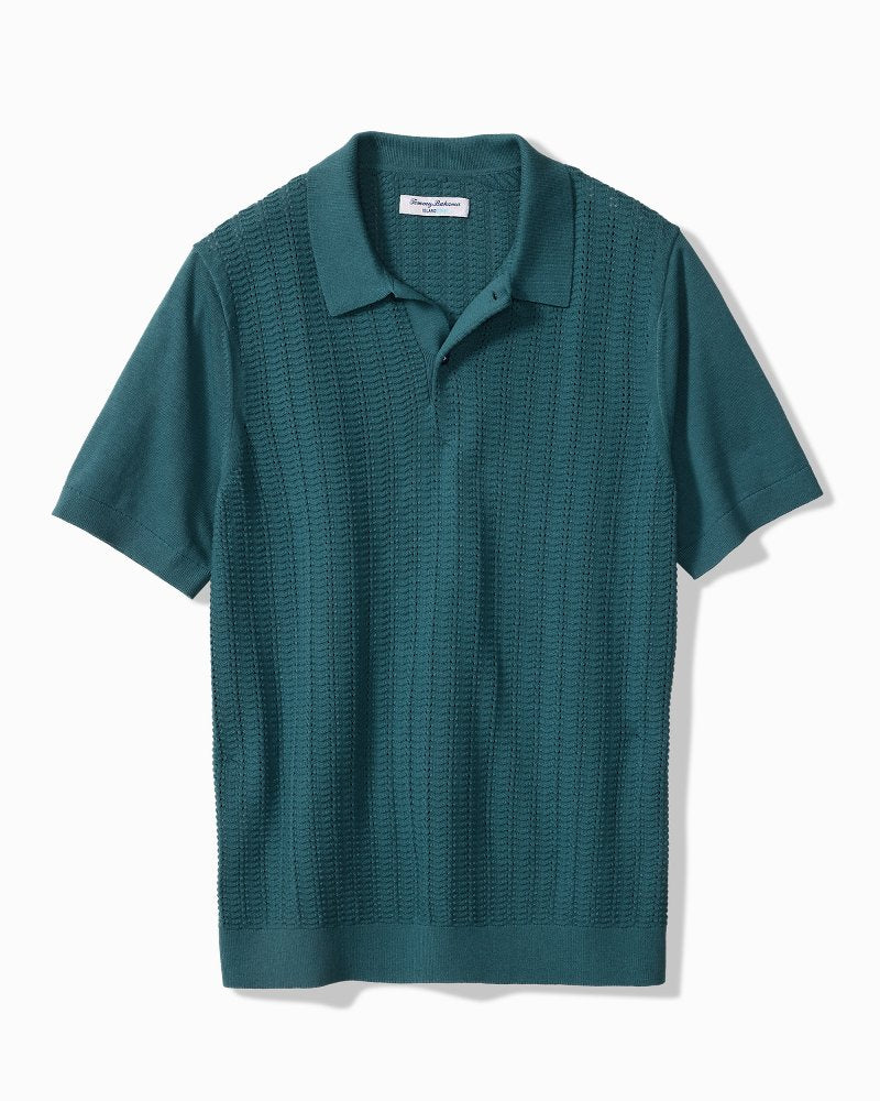 Big &amp; Tall Coolside Sun Bliss IslandZone Polo - Malachite