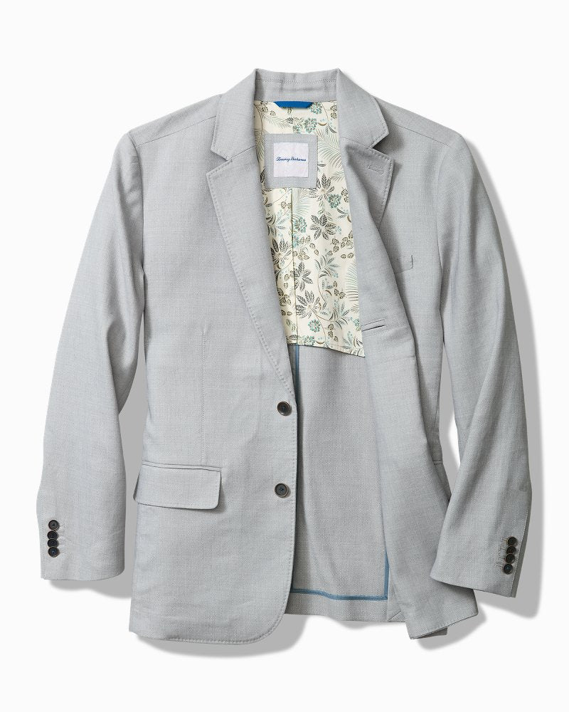 Big &amp; Tall Latigo Beach Linen-Blend Blazer - Bala Shark