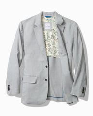 Big &amp; Tall Latigo Beach Linen-Blend Blazer - Bala Shark