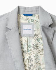 Big &amp; Tall Latigo Beach Linen-Blend Blazer - Bala Shark