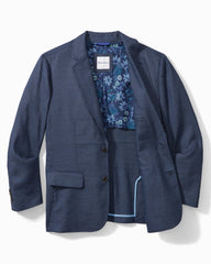 Big &amp; Tall Latigo Beach Linen-Blend Blazer - Navy