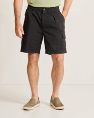 Big &amp; Tall Bahama Survivor E-Waist Cargo Shorts - Black