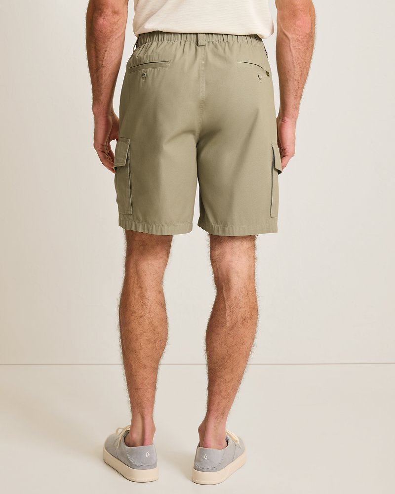 Big &amp; Tall Bahama Survivor E-Waist Cargo Shorts - Rock Shade
