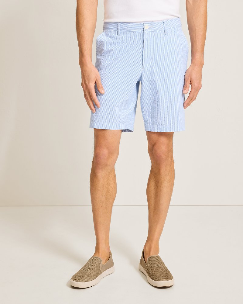Big &amp; Tall Nova Wave Sand Stripe Shorts - Palace Blue