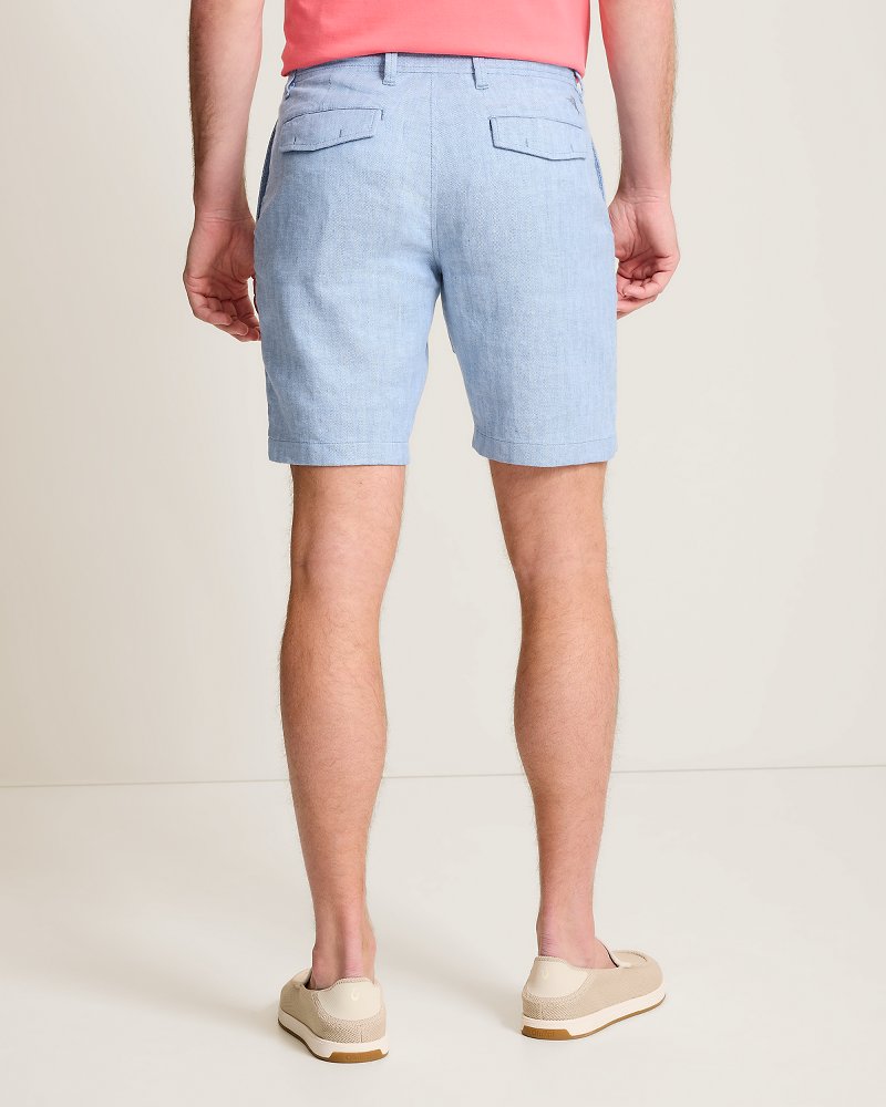 Big &amp; Tall Beach Coast Stretch-Linen Shorts - Ocean City
