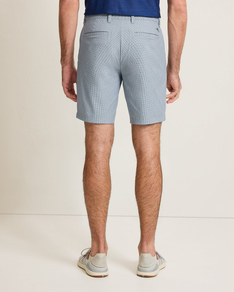 Big &amp; Tall Barbados Pro Vista Check IslandZone Shorts - Glass Bottle