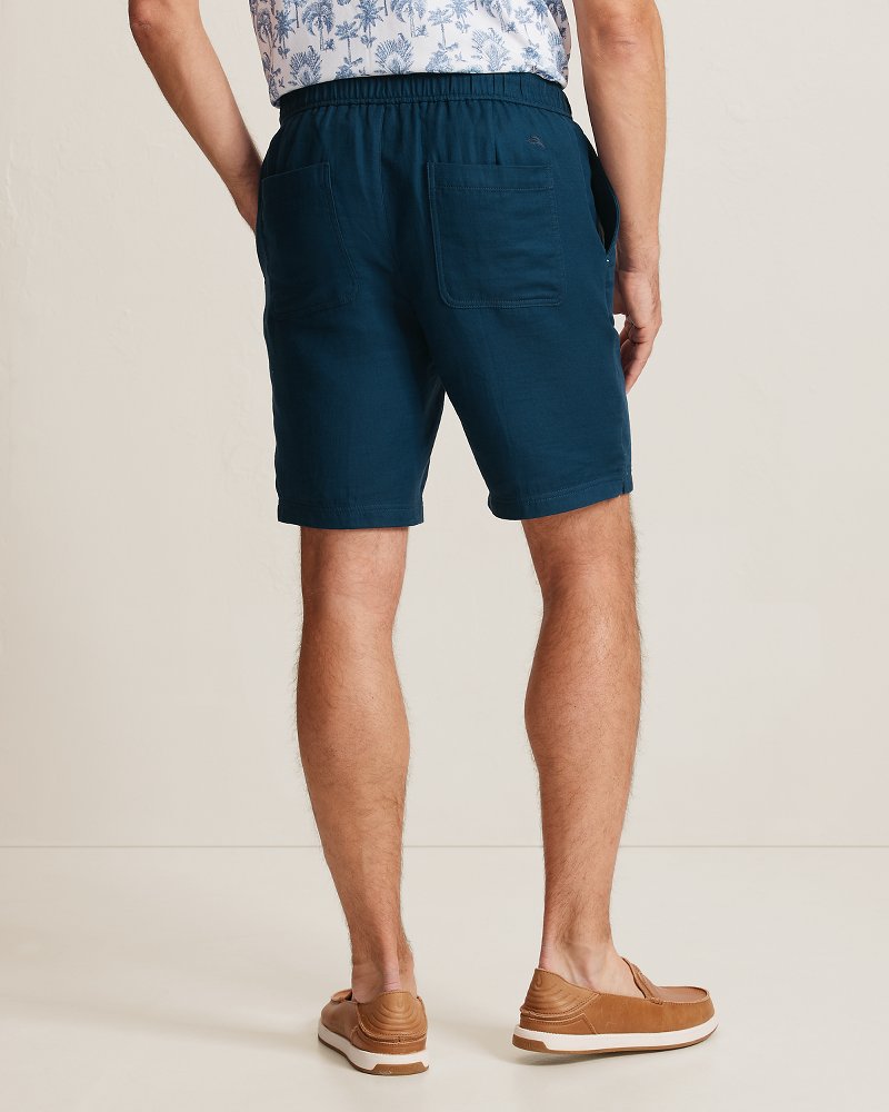 Big &amp; Tall Bora Beach Gauze E-Waist Shorts - Maritime
