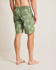 Big &amp; Tall Baja Palmero Boardshorts - Army Green