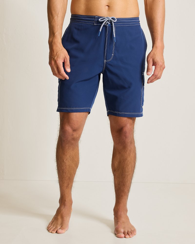 Big &amp; Tall Baja Bay Boardshorts - Island Navy