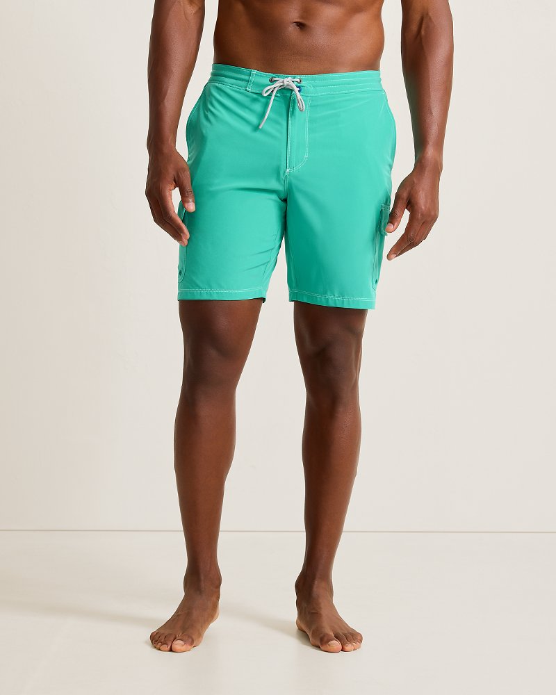 Big &amp; Tall Baja Bay Boardshorts - Atlantis Teal