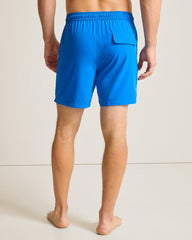 Big &amp; Tall Naples Valley Swim Trunks - Victoria Blue