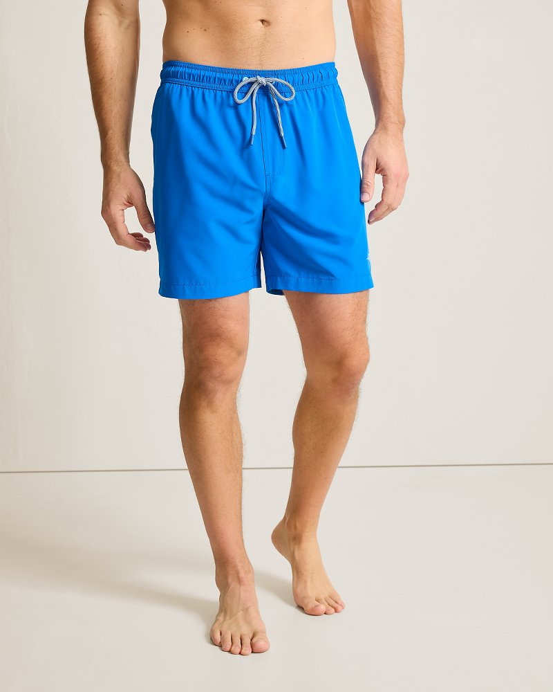 Big &amp; Tall Naples Valley Swim Trunks - Victoria Blue