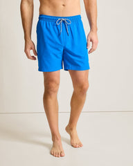 Big &amp; Tall Naples Valley Swim Trunks - Victoria Blue