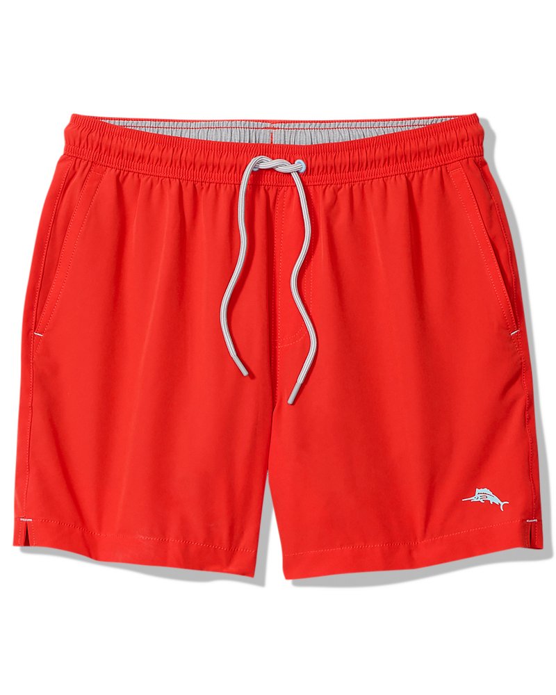 Big &amp; Tall Naples Valley Swim Trunks - Red Tulip