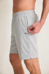Big &amp; Tall Huntington Bay E-Waist Hybrid Shorts - Arctic