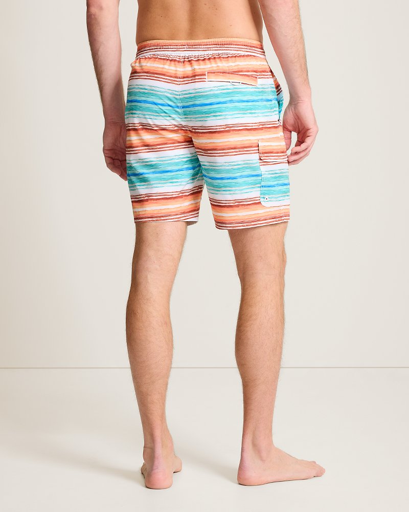 Big &amp; Tall Baja Sarape Stripe Boardshorts - Latigo Bay
