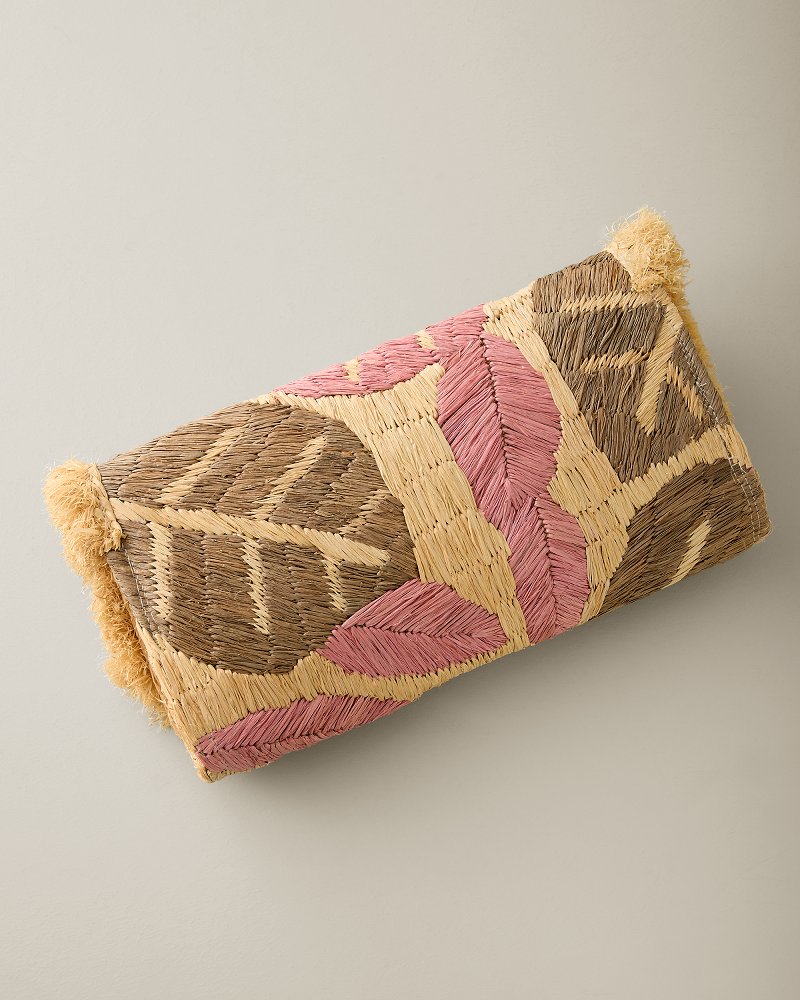 Cabra Raffia Clutch - Primrose Multi