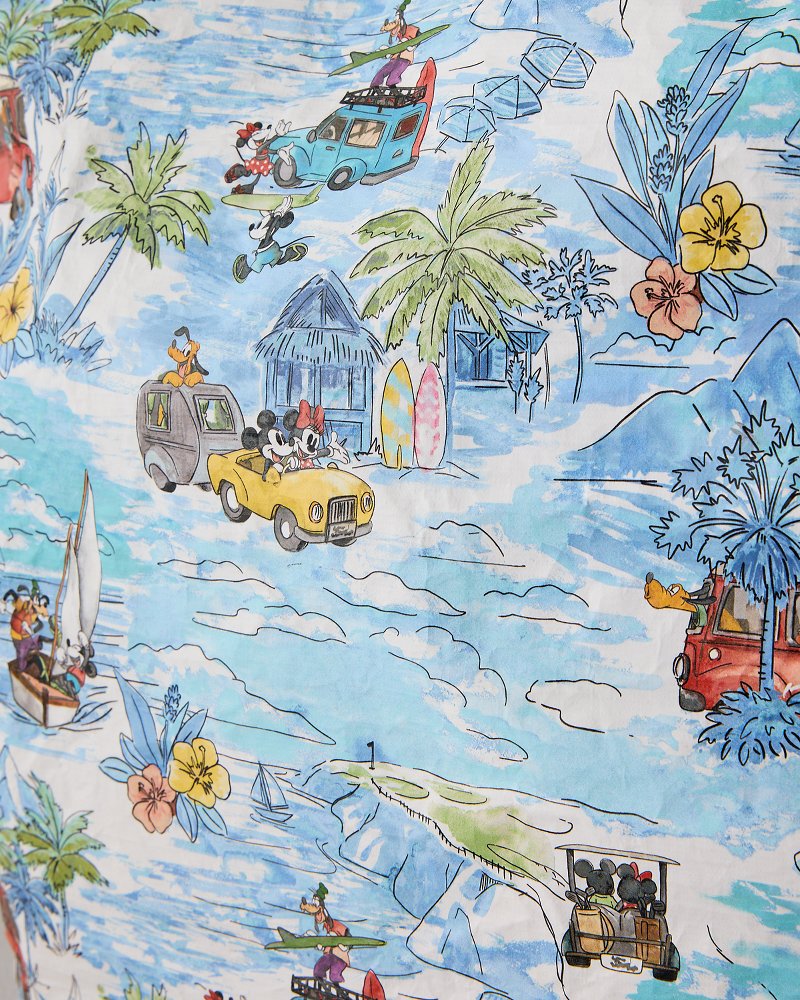 Exclusive Tommy Bahama x Disney x Aloha Collection Friends on the Move Day Tripper Tote - Light Blue