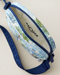 Exclusive Tommy Bahama x Disney x Aloha Collection Friends on the Move Le Tour Crossbody Bag - Light Blue