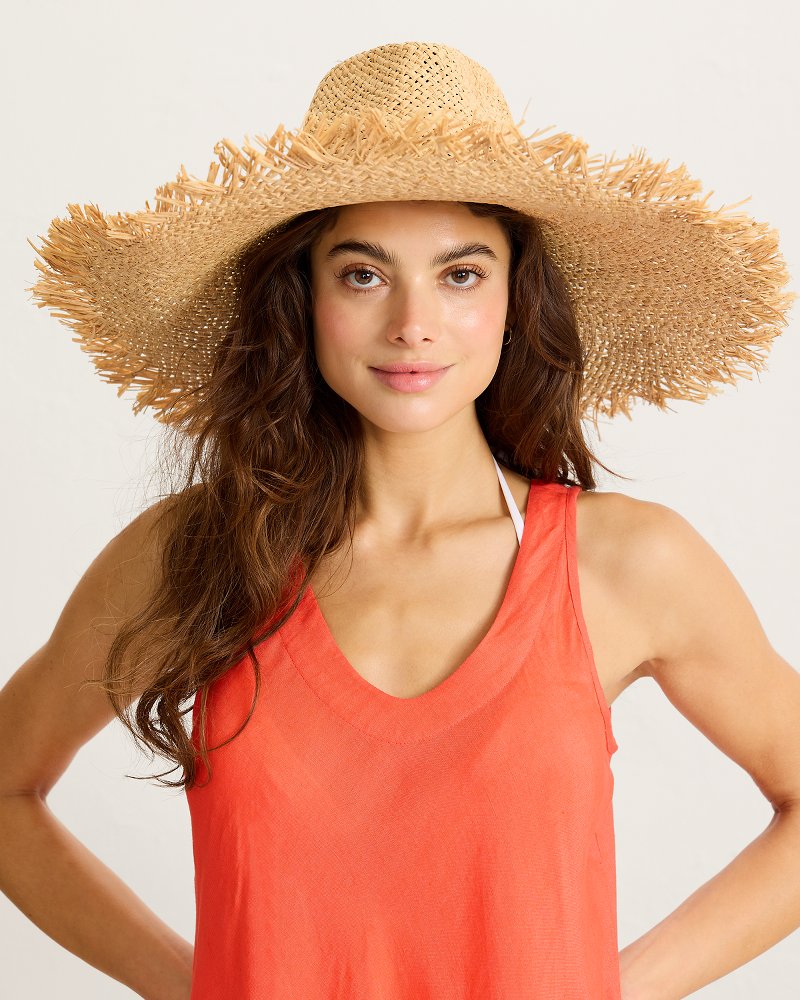 Christiana Raffia Sun Hat - Natural