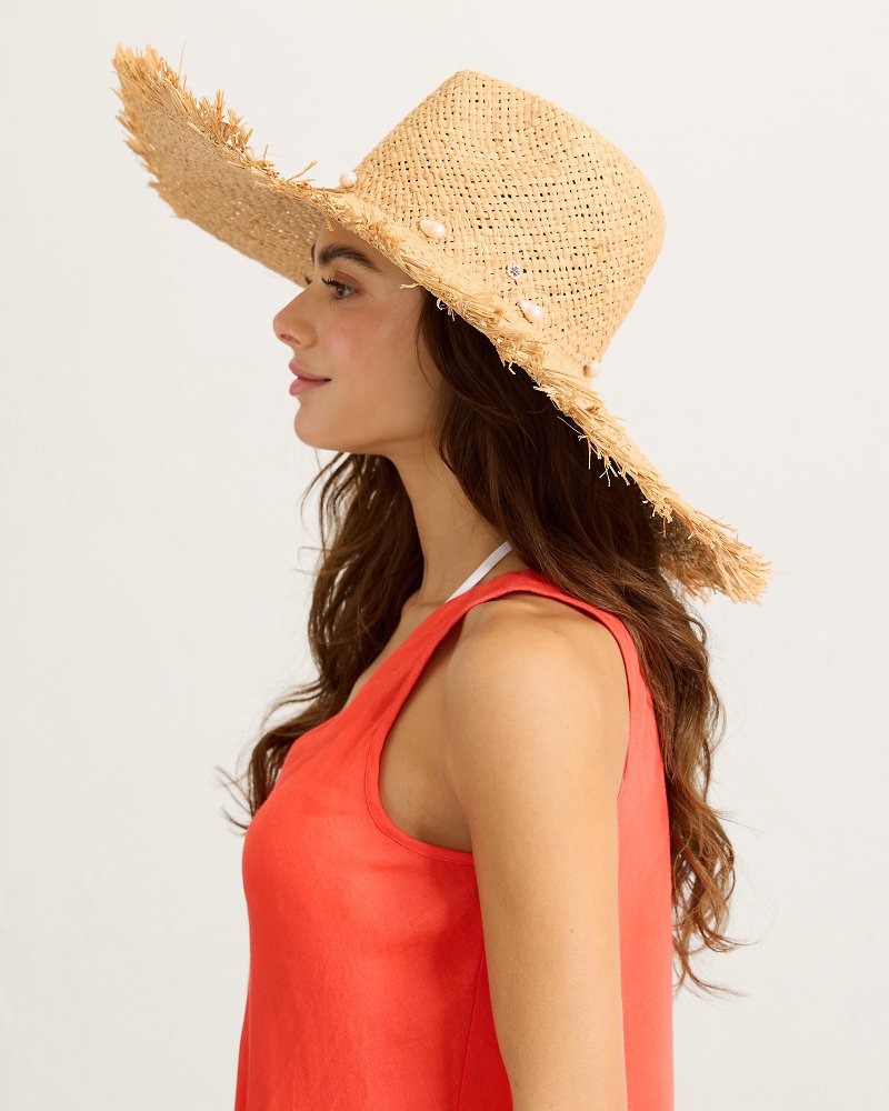 Christiana Raffia Sun Hat - Natural