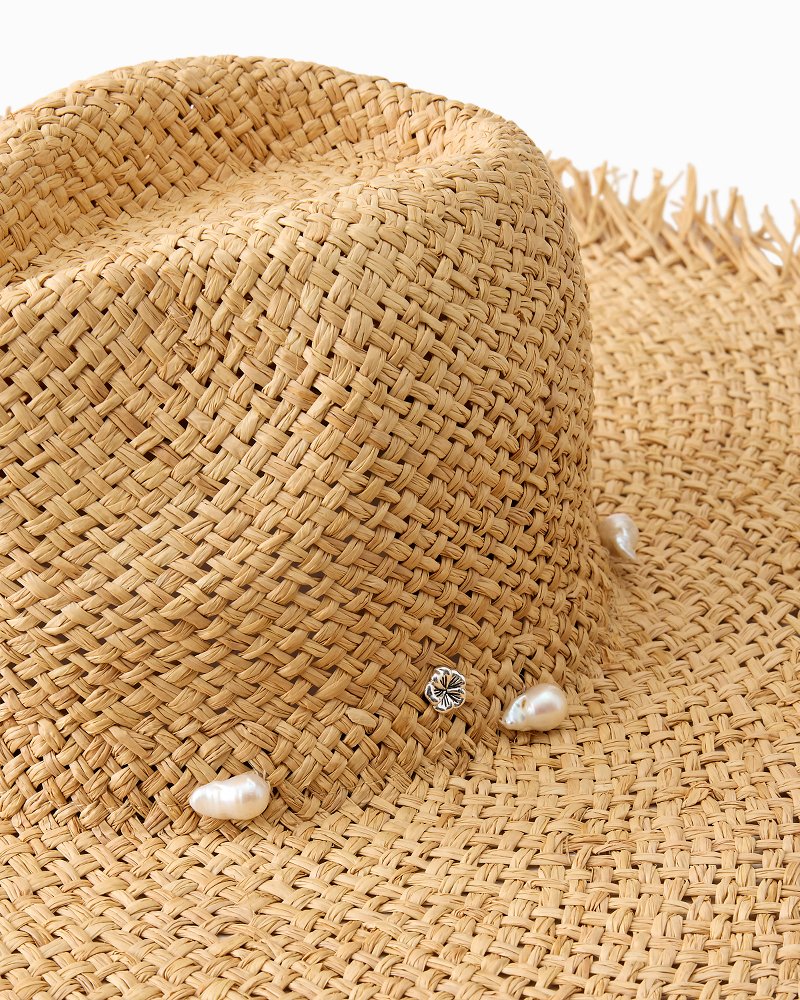 Christiana Raffia Sun Hat - Natural