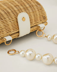 Page Pearl Clutch - Natural