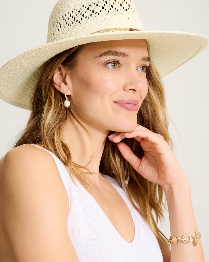 Luxe Packable Sun Hat - Bleach/Jute