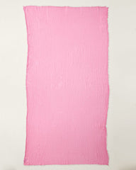 Modal Silk Crinkle Wrap - Beach Pink