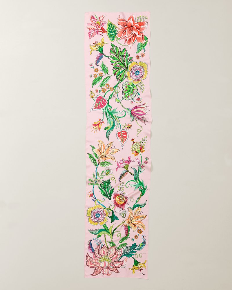 Sunkissed Vine Scarf - Beach Pink