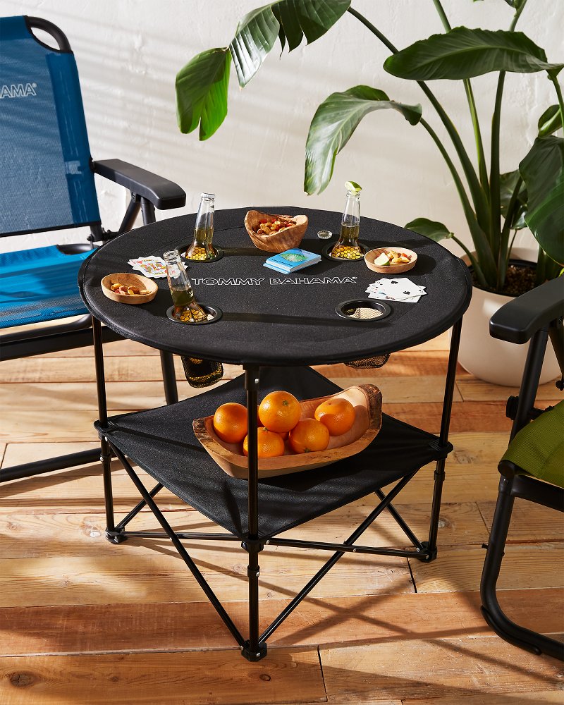 Tommy Bahama 28-Inch Excursion Table - Black