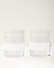 Marlin Bar Old Fashioned 10-oz. Glasses—Set of 2 - Clear