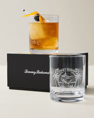 Marlin Bar Double Old-Fashioned 15-oz. Glasses - Set of 2 - Clear